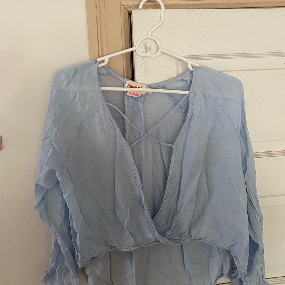 Light blue shirt